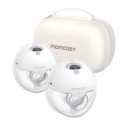 Momcozy Wearable Electric Breast Pump Hands-Free M5 Grey Double - Nel's Babies & Kiddies