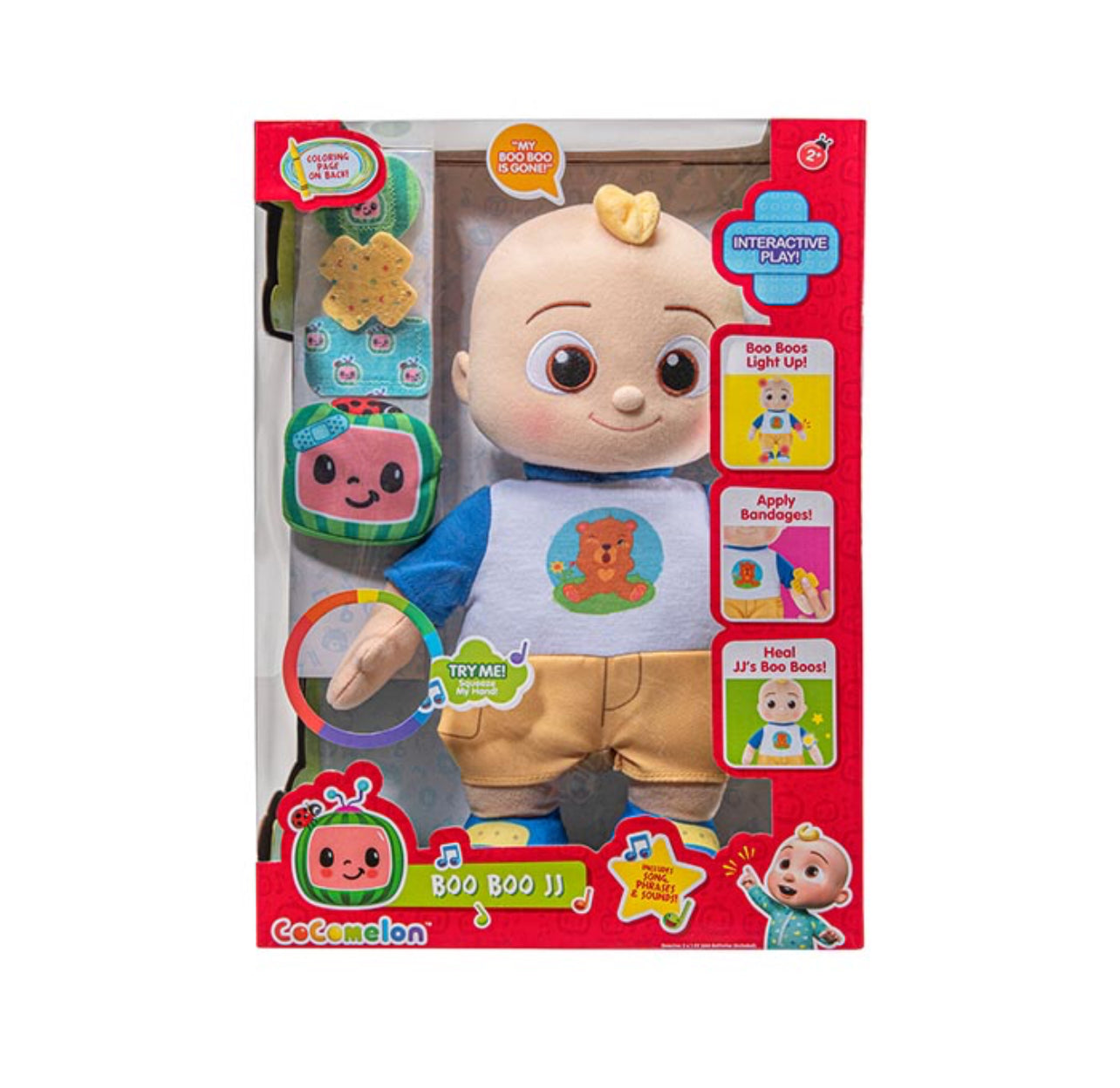Cocomelon Feature JJ Boo Boo Doll Nel's Babies & Kiddies