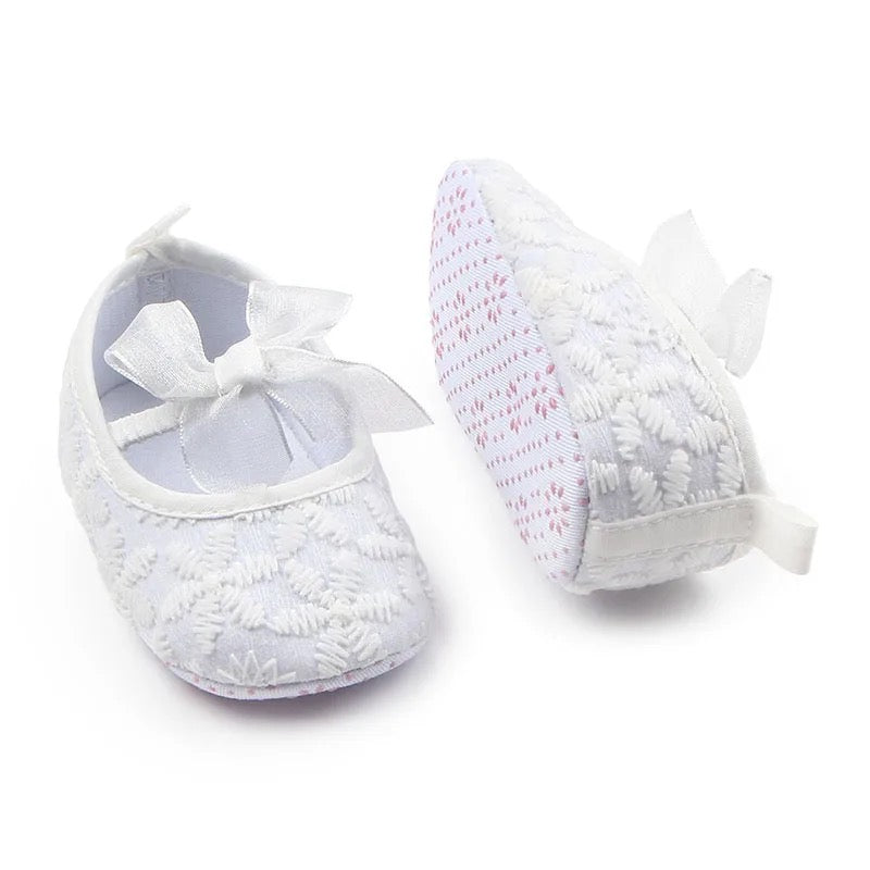 Baby Girl Lace Pumps with Bow Nel's Babies & Kiddies