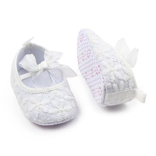 Baby Girl Lace Pumps with Bow  Nel's Babies & Kiddies