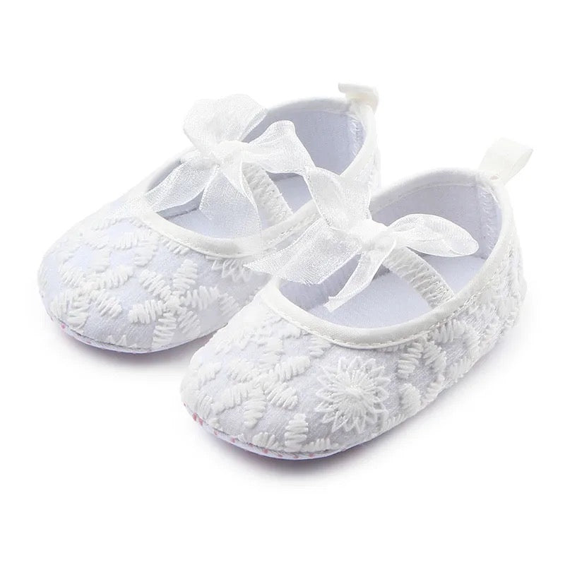 Baby Girl Lace Pumps with Bow Nel's Babies & Kiddies