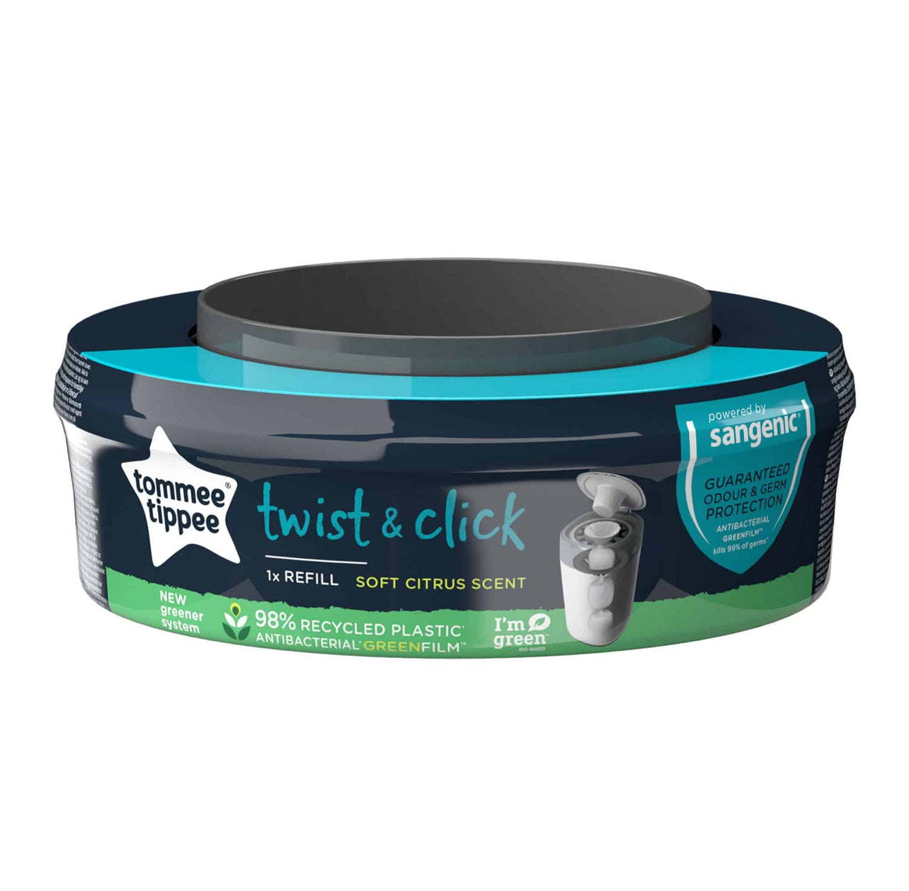 Tommee Tippee Twist And Click Advanced Nappy Disposal Refills Eco-Friendlier  Nel's Babies & Kiddies