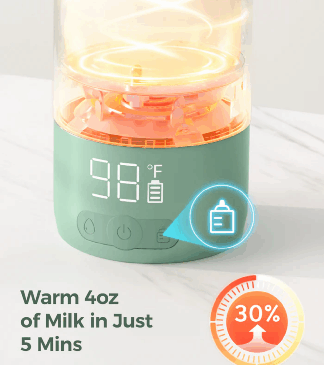 Momcozy Portable Breast Milk and Water Warmer for Travel Nel's Babies & Kiddies
