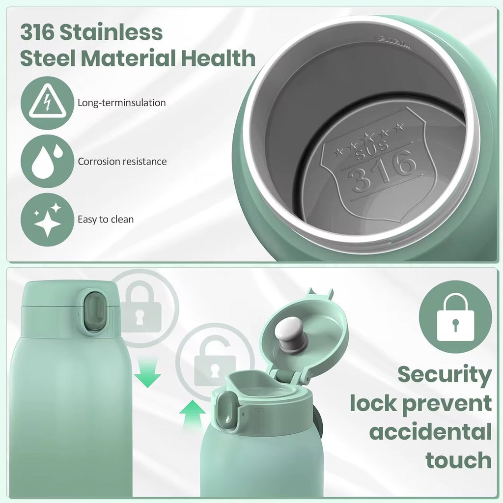 Portable Water and Milk Warmer - Warms up water & milk at perfect temperature on the go.