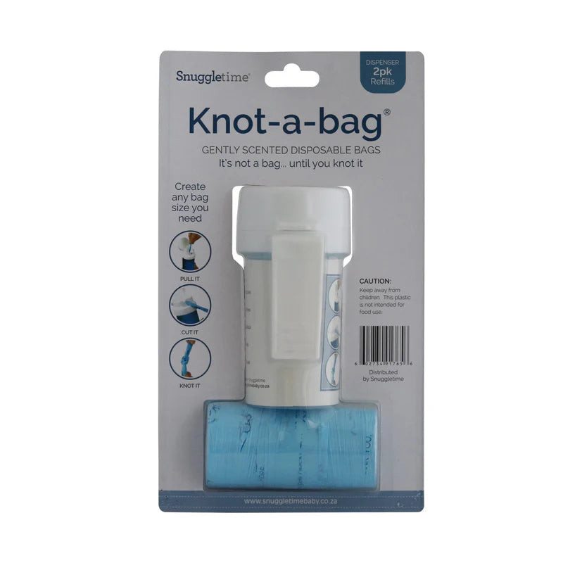 Snuggletime Knot a Bag Dispenser and 2 Refills - Nel's Babies & Kiddies