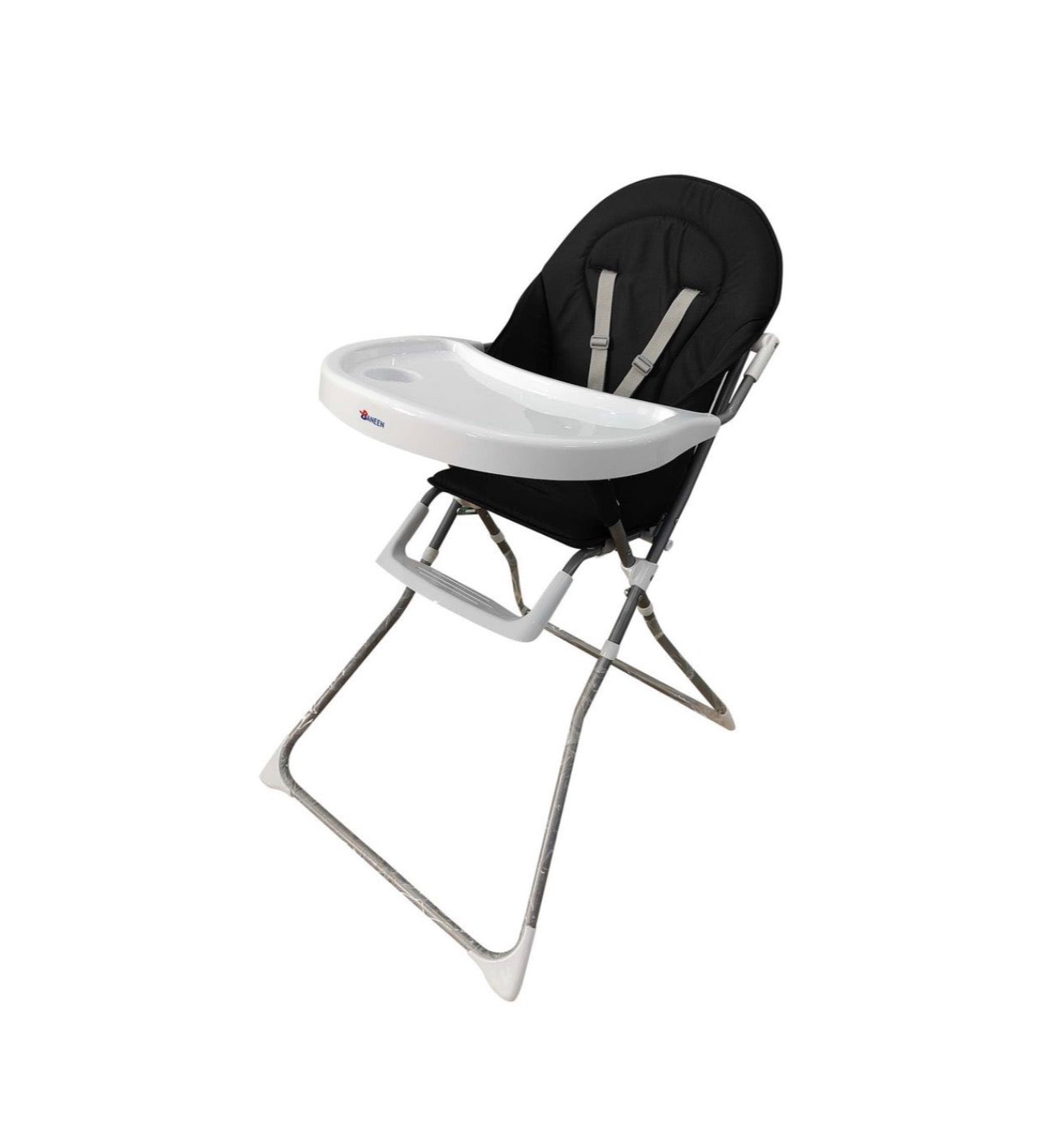 Babies and Toddlers Feeding High with PVC Fabric - Black