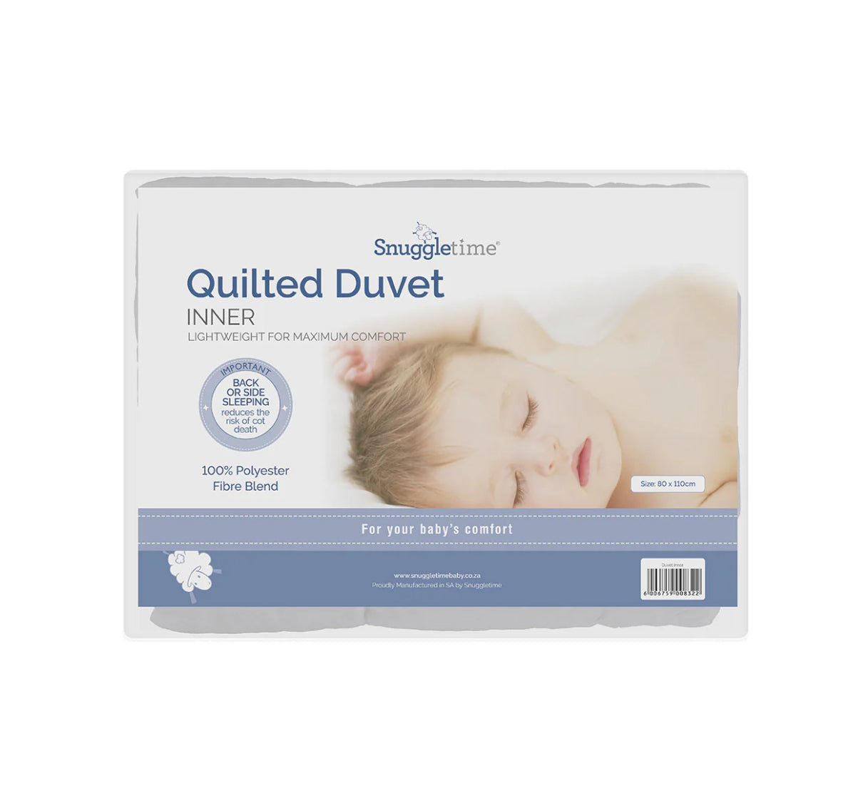 Snuggletime Quilted Duvet Inner – White