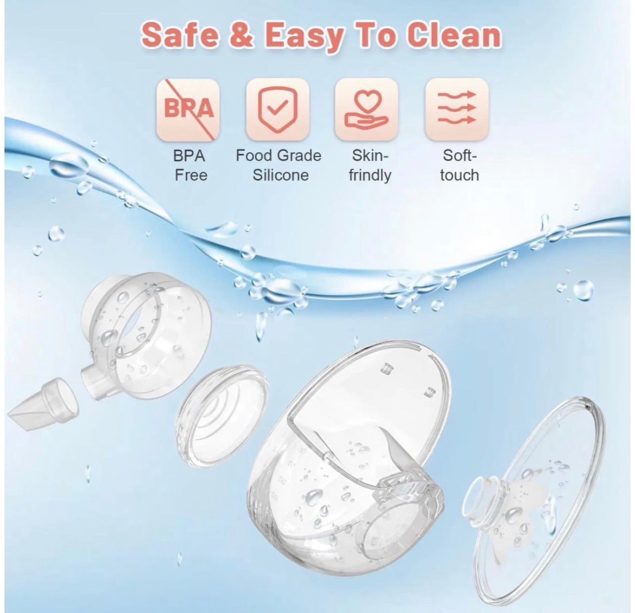Electric Wearable Breast Pumps x2