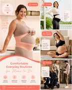 Adjustable Maternity Healthcare Prenatal Abdominal Wrap - Pregnancy Support Belly Band