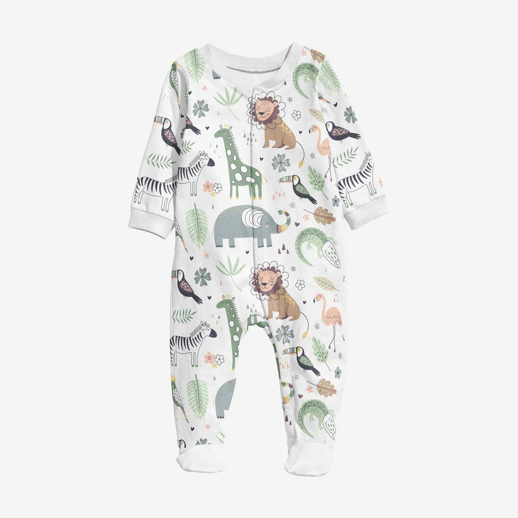 Footy Romper - African Plains  Nel's Babies & Kiddies