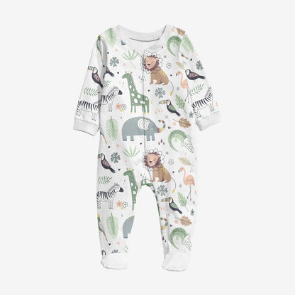 Footy Romper - African Plains  Nel's Babies & Kiddies
