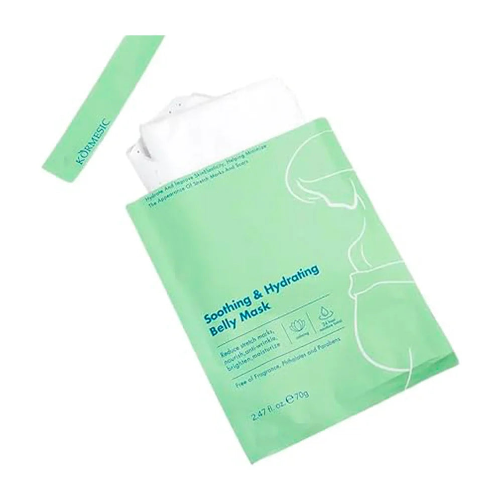 Soothing and Hydrating Fabric Mask for Pregnancy Belly, 70 g x2  Nel's Babies & Kiddies