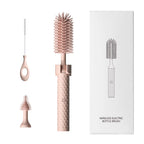 Portable 3-in-1 Electric Silicone Bottle Brush