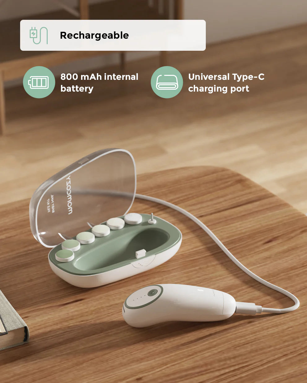 Momcozy Electric Baby Nail File  Nel's Babies & Kiddies