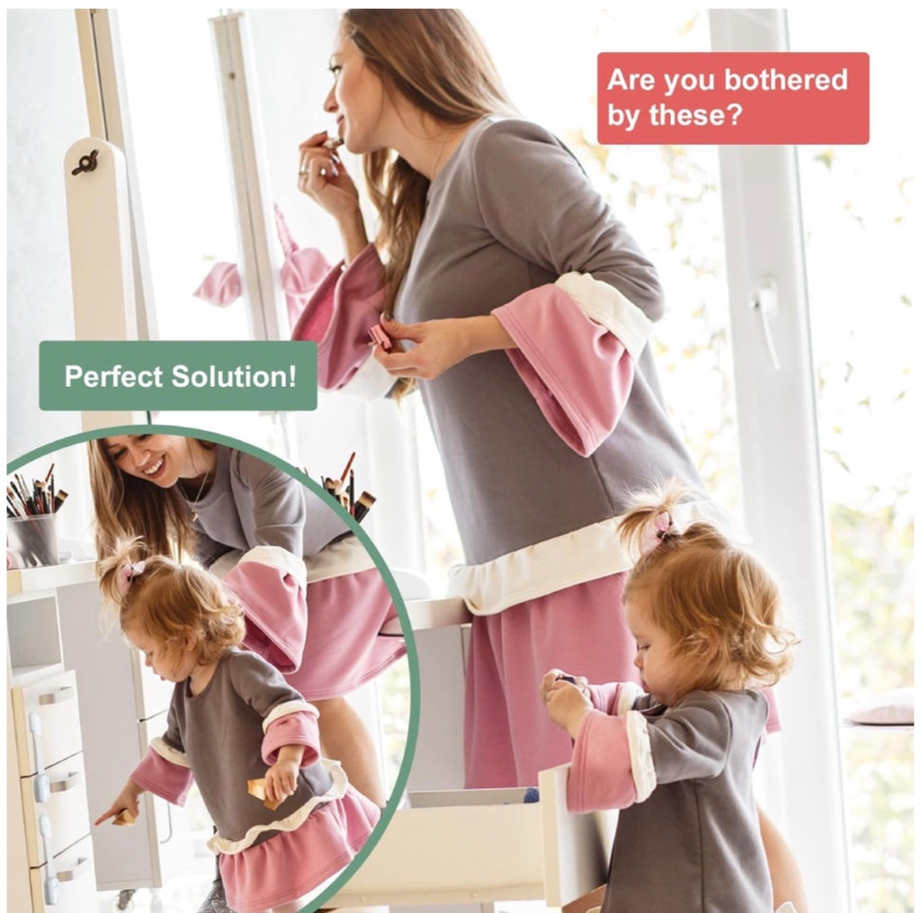 10 pcs Baby Locks Child Safety Strap Locks Easy to Use No Screw & Magnet