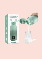 Portable Water and Milk Warmer - Warms up water & milk at perfect temperature on the go.