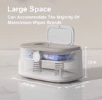 Portable USB Rechargeable Baby Wipes Warmer with Adjustable Temperature for Travel, Car & Home Use, Smart Wipes Warmer