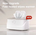 Portable USB Rechargeable Baby Wipes Warmer with Adjustable Temperature for Travel, Car & Home Use, Smart Wipes Warmer