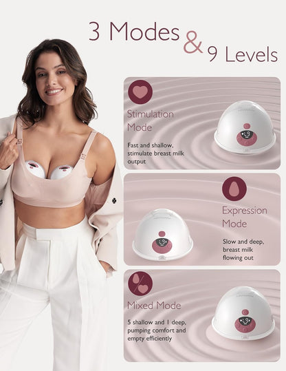 Momcozy Mobile Style™ Hands-free Breast Pump M6 - Nel's Babies & Kiddies