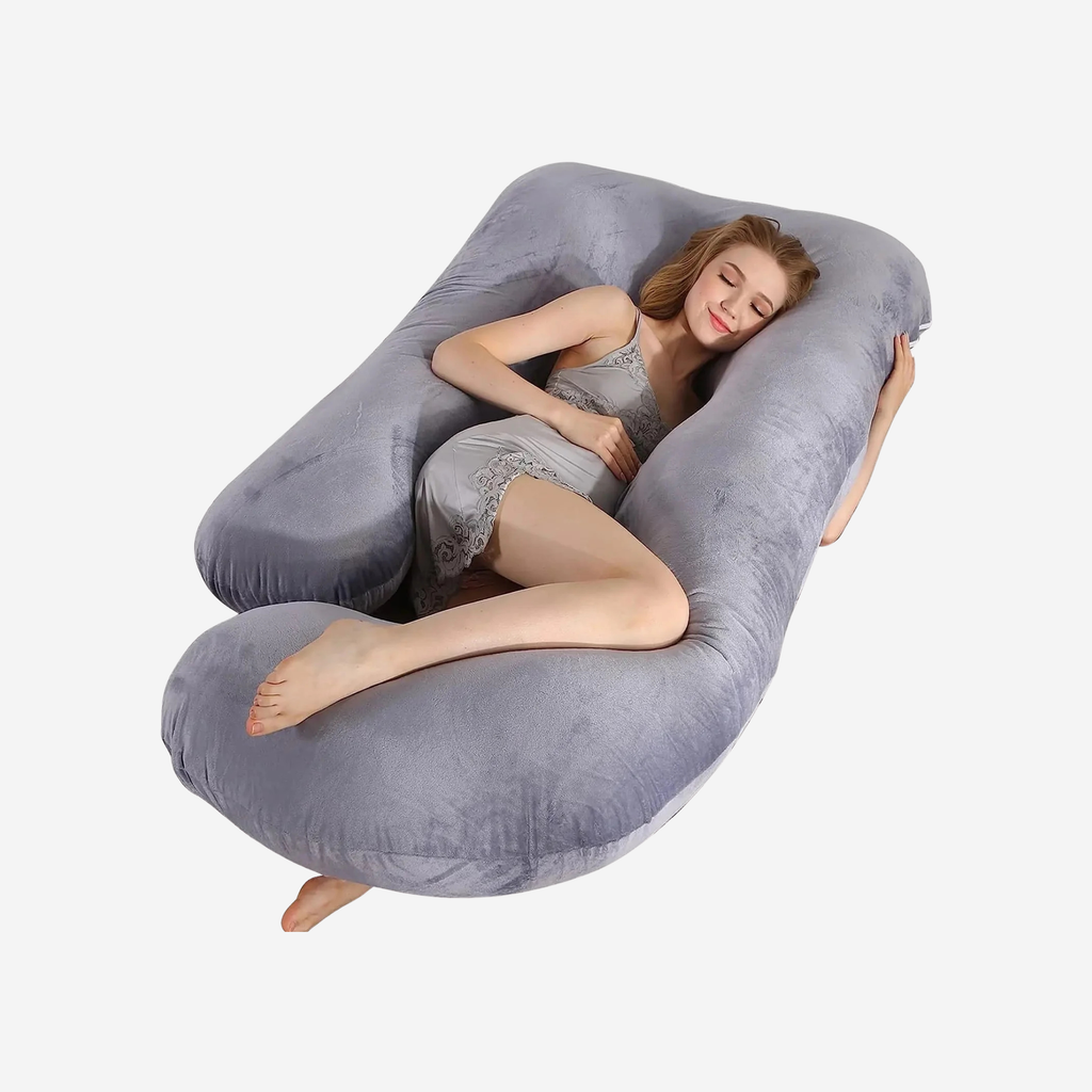4 in 1 Pregnancy Pillow - A solution for restful sleep during & after pregnancy