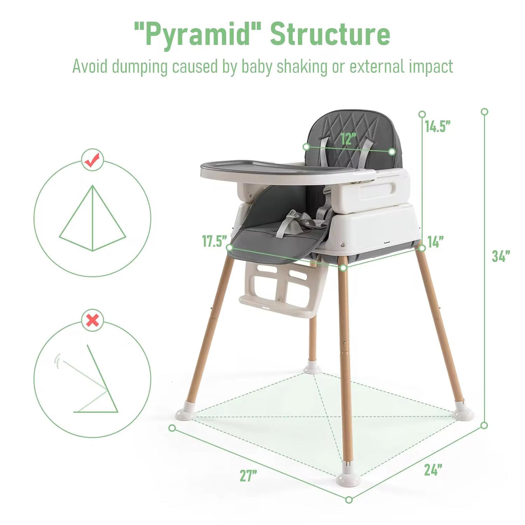 7 in 1 Plastic Multi Function Baby Feeding Chair