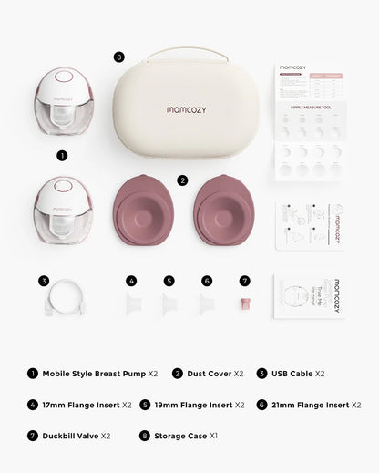 Momcozy Mobile Style™ Hands-free Slim Breast Pump | M6  Nel's Babies & Kiddies