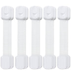 10 pcs Baby Locks Child Safety Strap Locks Easy to Use No Screw & Magnet