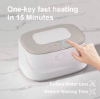 Portable USB Rechargeable Baby Wipes Warmer with Adjustable Temperature for Travel, Car & Home Use, Smart Wipes Warmer