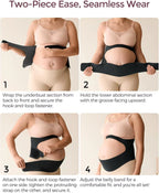 Adjustable Maternity Healthcare Prenatal Abdominal Wrap - Pregnancy Support Belly Band