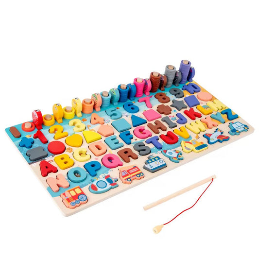 Montessori 7 in 1 Math Fishing Board  Nel's Babies & Kiddies