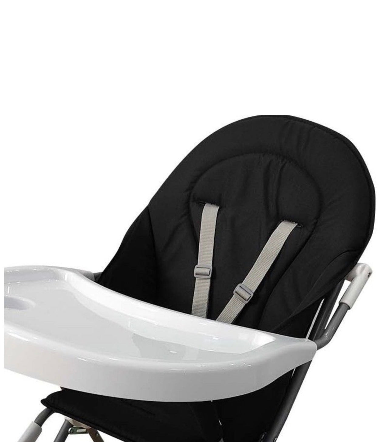Babies and Toddlers Feeding High with PVC Fabric - Black