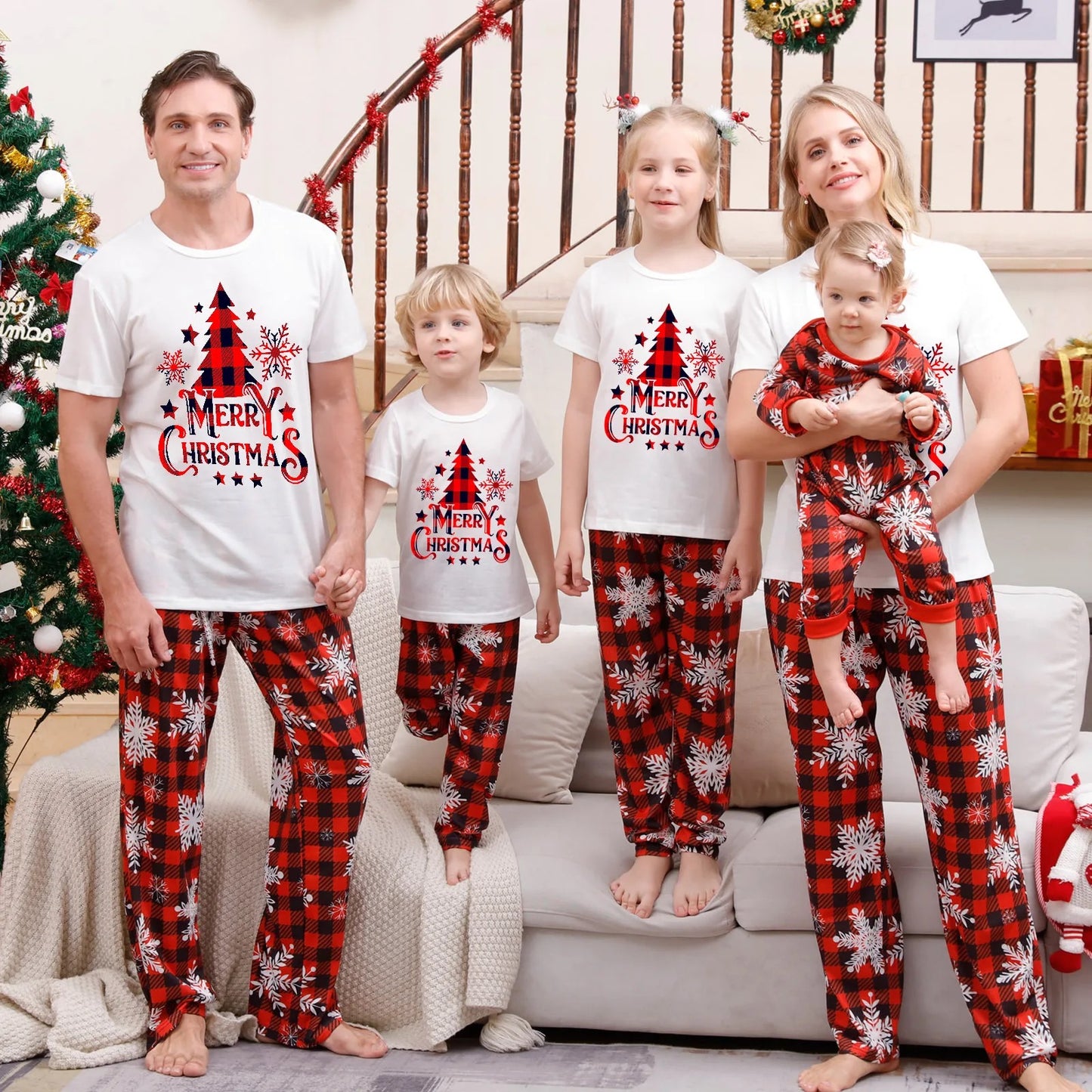 Christmas Pajamas Sets (Top & Buttom)