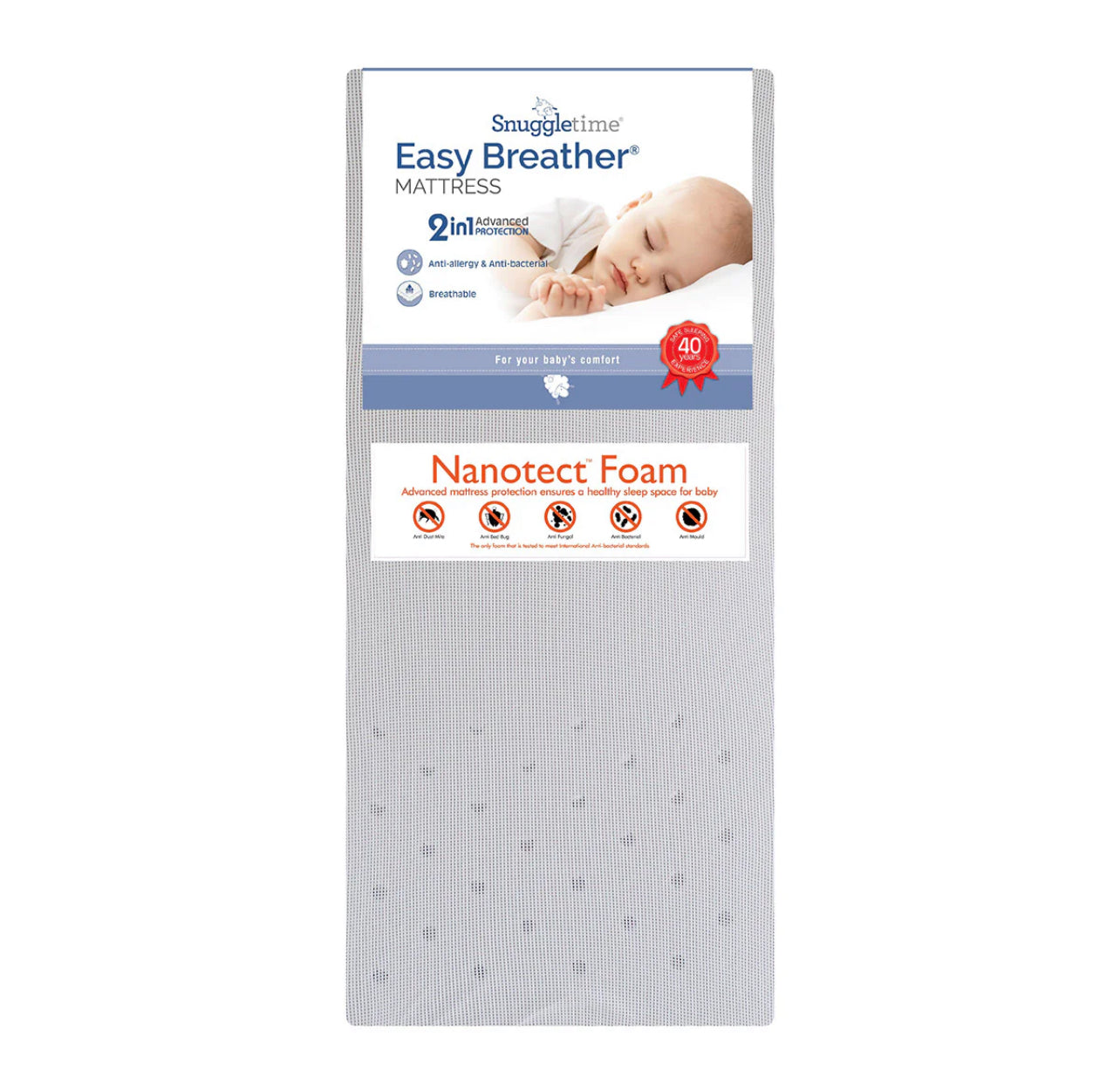 Snuggletime Nanotect Easy Breather Mattress  Nel's Babies & Kiddies