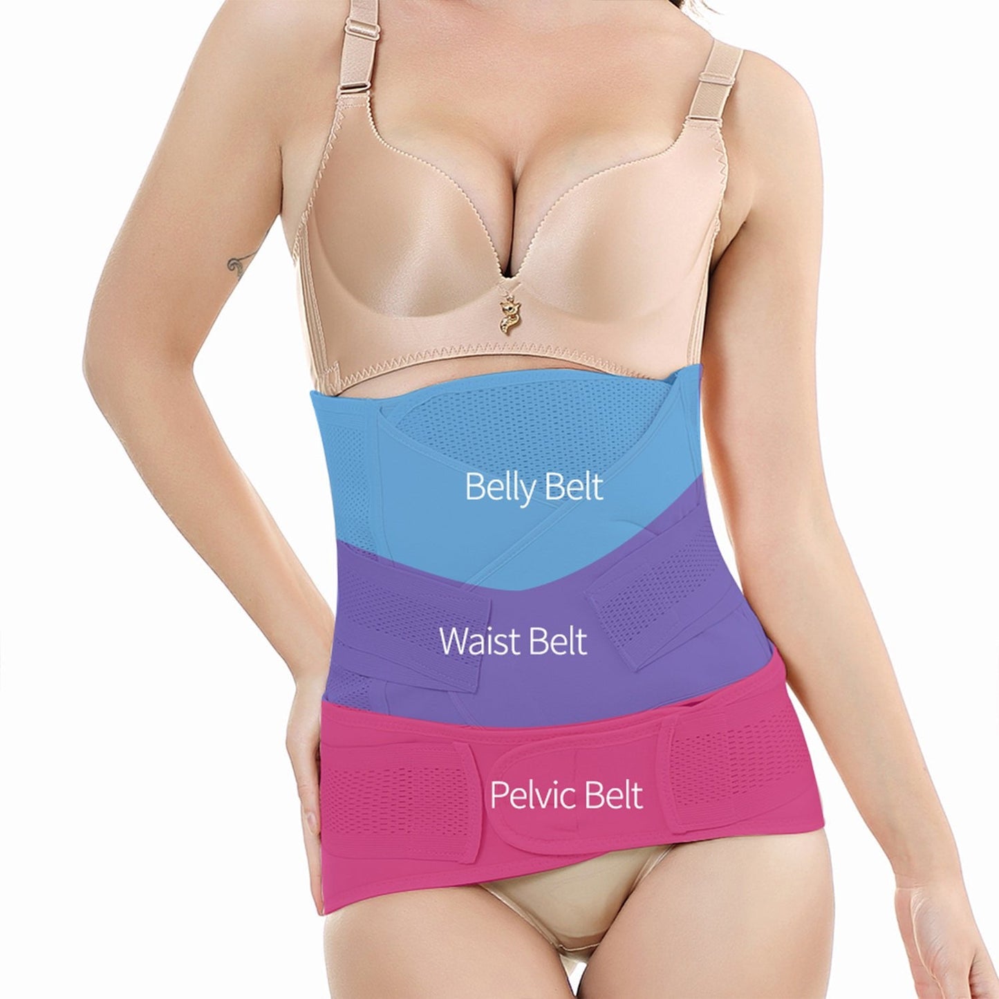3in1 Postpartum Belt- Beige  Nel's Babies & Kiddies