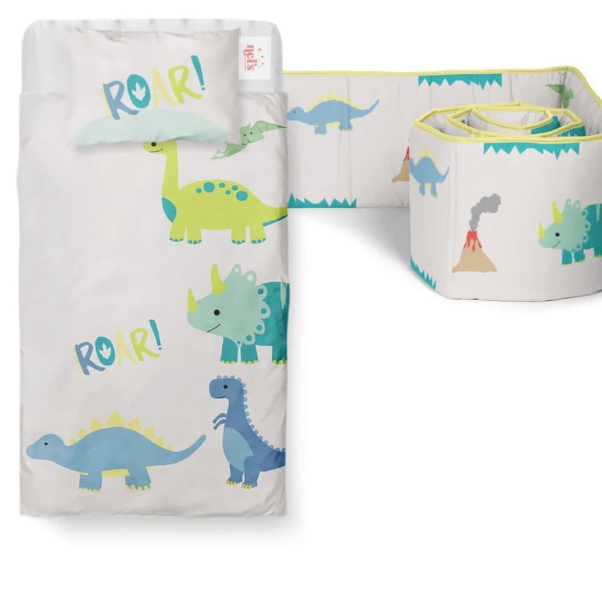 3 Piece Dino Bedding Set