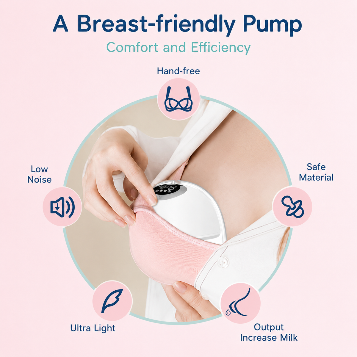 3-in-1 S39 Pro Hospital-Grade Suction Strength Wearable Breast Pump Combo | Nel's Babies & Kiddies
