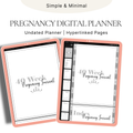40 Week Printable & Digital Pregnancy Journal