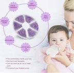 Breast Therapy Pads - Hot & Cold Gel Pads for Breastfeeding & Postpartum Recovery, Pain Relief for Mastitis & Engorgement