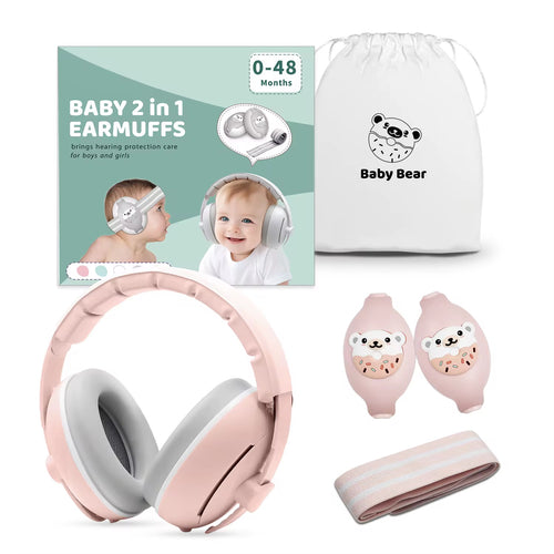 2 in 1 Baby Earmuffs