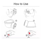 Electric Wearable Breast Pump Hands-Free &24 mm Flange&Cordless&LED Display