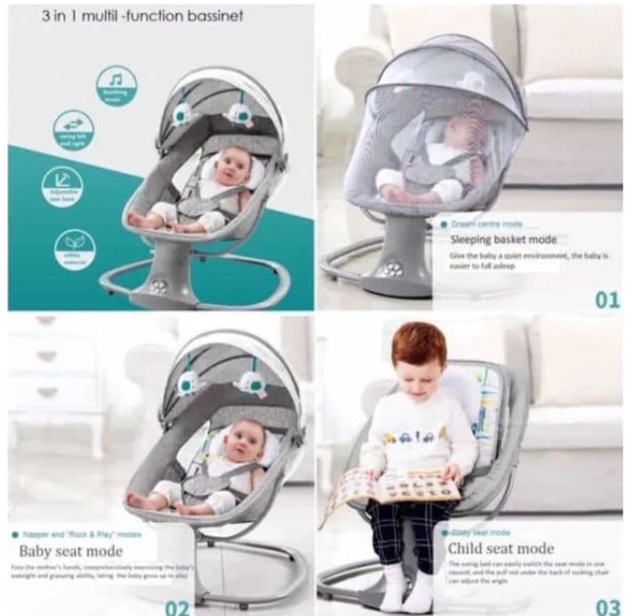 3-in-1 Multi Function Swing.