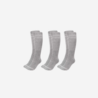 Pregnancy Compression Socks (3 Pairs) - Helps prevent & reduce leg swelling by improving blood circulation in the legs